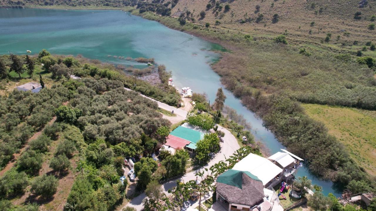 Korissia With Lake View Kournas Екстер'єр фото